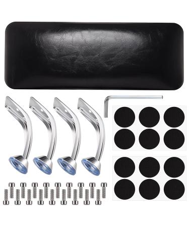 Noverlife Nail Arm Rest Cushion - Microfiber Leather Hand Rest for Acrylic Nails - Professional Manicure Pillow for Salon Technicians - Black - Buy Online on GoSupps.com