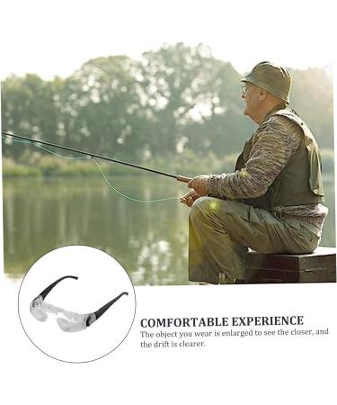 Weduspaty Magnifying Glasses Adjustable 4X Magnifying Eyewear Anti-Glare Wearable Magnifier Glasses Great for Seniors Watching TV for Low Vision Reading Fishing For Myopia - Buy Online on GoSupps.com