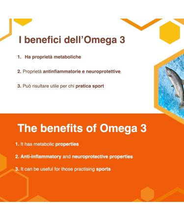  Erbotech ERBOTECH Omega 3 in capsules 100 g box approximately 70 fish oil capsules dietary supplement based on fatty acids for the regulation of cholesterol and triglycerides - Buy Online on GoSupps.com