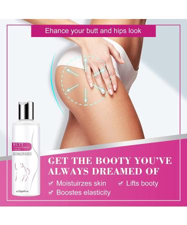 Booty Boost Butt Enhancement Cream for Women - Firming & Lifting Cellulite Treatment for Bigger, Firmer Hips & Thighs - 4 fl oz - Buy Online on GoSupps.com