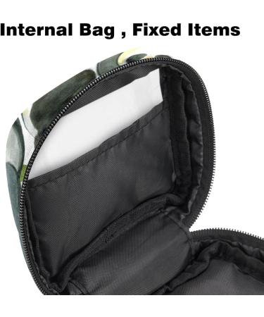 Menstrual Pad Bag with Zipper | Stylish Tampon & Napkin Pouch for Women & Girls - Panda Lay Tree - Buy Online on GoSupps.com