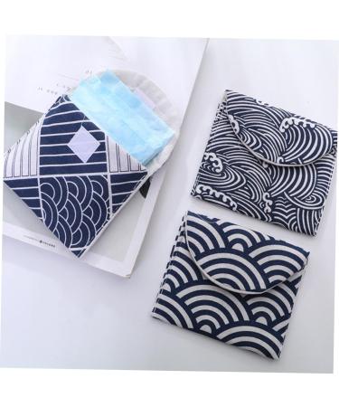 Healeeved 3-Piece Storage Bag Set for Women's Bandages & Breastfeeding Inserts - High Capacity Fabric Bags in 3 Colors (14x12cm) - Buy Online on GoSupps.com