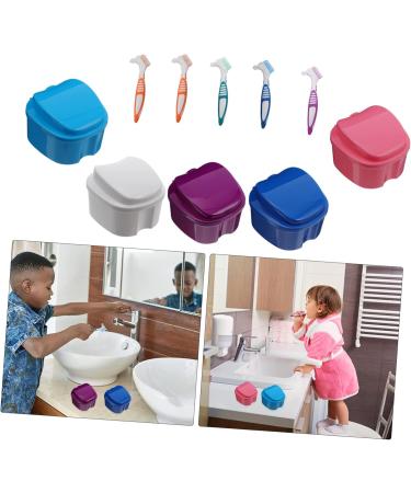 Buy Lurrose 10-Piece False Toothbrushes Storage Box - Ideal Oral Care Container for Prosthesis Baths | International Shipping Available - Buy Online on GoSupps.com