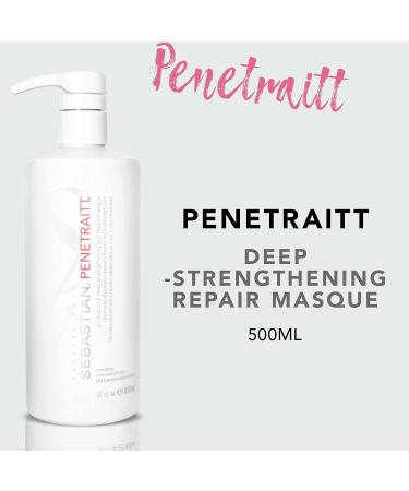 Sebastian Professional Penetraitt Mask 500ml - Deep Strengthening & Repair - Buy Online on GoSupps.com
