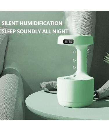 TVACHI 800ml Cool Mist Maker with LED Display | Anti-Gravity Water Droplet Humidifier | 4H Power-off Protection | Ideal for Bedroom and Living Room | Green - Buy Online on GoSupps.com