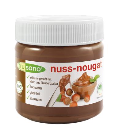 Frusano Organic nut nougat cream low in lactose pack of 3 3 x 200 g