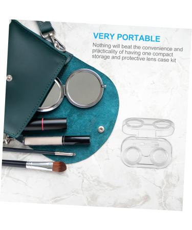 Hapinary 8-Style Travel Case for Contact Lenses - Mini Plastic Storage Box with Tweezers & Containers for Easy Organization - Buy Online on GoSupps.com