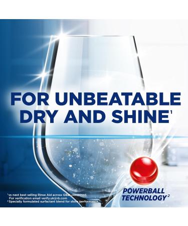 Finish | Finish Dishwasher Rinse & Shine Aid | Regular| Pack of 6 250ml each | For Drier Glasses and Spot Prevention 250 ml (Pack of 6) - Buy Online on GoSupps.com