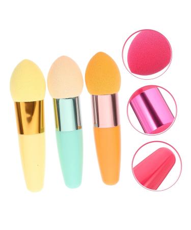 Housoutil 3pc Contour Brush Set | Mushroom Makeup Sponges with Handle | Foundation Concealer & Eye Brushes for Flawless Application | International Shipping Available - Buy Online on GoSupps.com