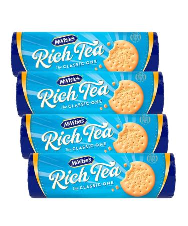 Classic Biscuit Bundle Containing McVities Rich Tea Biscuits 300g (4 Pack) - Buy Online on GoSupps.com