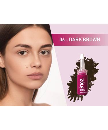 Zola Henna Eyebrow Set 6 shades of 10g each - Buy Online on GoSupps.com