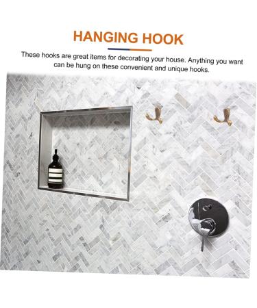 Alipis 6 Pcs Coat Hook Heavy Duty Coat Hangers Towel Hangers Hat Hook Copper Wall Hanger Copper Hook Metal 6.4X4.3CMx2pcs As Shownx2pcs - Buy Online on GoSupps.com