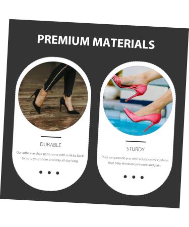 FOMIYES Non-Slip Forefoot Pads for Women - 3 Pairs Metatarsal Foot Cushions & Heel Support - Buy Online on GoSupps.com