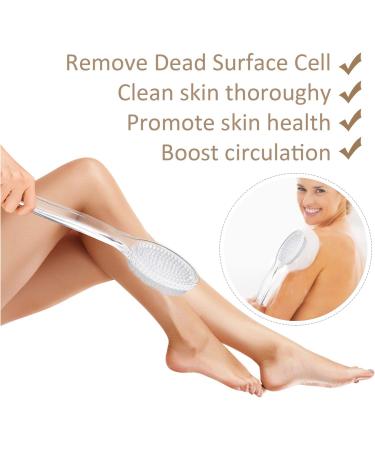 Buy Hhker Comfortable Shower Brush - Long Handle Soft Nylon for Gentle Exfoliation & Skin Health - Ideal for Men & Women - Buy Online on GoSupps.com