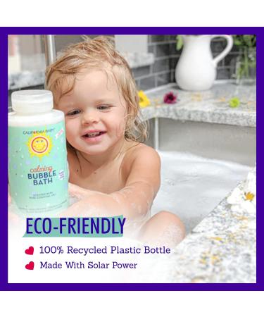 California Baby Calming Lavender Bubble Bath | 100% Plant-Based (USDA Certified) | Allergy-Friendly for Sensitive Skin | Free Bubble Wand | 384 mL - Buy Online on GoSupps.com