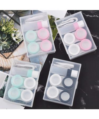 Buy Transparent Lentil Storage & Contact Lens Containers | Easy Travel Mini Boxes for All - Two Pairs - Buy Online on GoSupps.com
