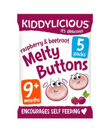 Kiddylicious Raspberry & Beetroot Melty Buttons 6 g