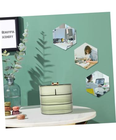 KICHOUSE Candy Plate Decor Food Tray Sympathy Baskets Dried Fruit Case Sweet Candy Case Grid Biscuit Box 15X15X13.5CM Green - Buy Online on GoSupps.com