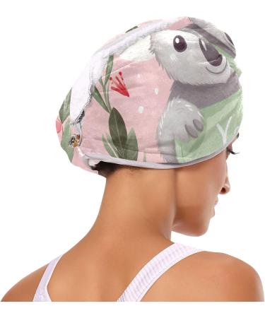 Koala Mom Hair Towel 2 Pack - Super Absorbent Quick Dry Hair Turbans | Button Twist Wrap for Women & Girls - Perfect for Fast Drying - Buy Online on GoSupps.com