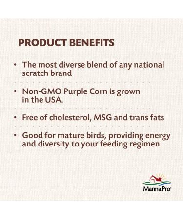 Buy Manna Pro Ultimate Scratch Chicken Feed - Nutrient Rich Treats, 10 LB - Buy Online on GoSupps.com