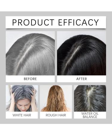 Crsetmyth Hair Dye Shampoo natural hair color shampoo 3in1 hair color shampoo for gray hair color shampoo for gray hair instant hair color shampoo instant hair color for men and women - Buy Online on GoSupps.com