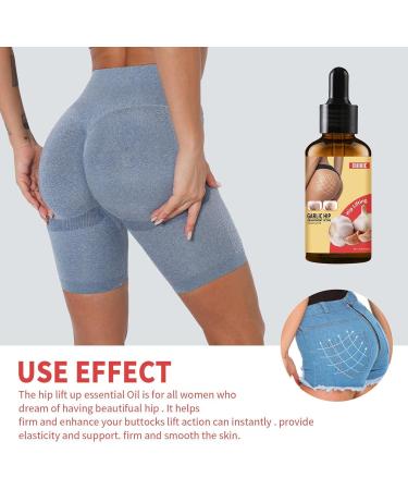 Botiniv Hip Up Firming Essential Oil - 1.01 oz Garlic Hip Enlargement Massage - Deep Moisturizing Oil For Women For Buttock Shaping Products - Buy Online on GoSupps.com