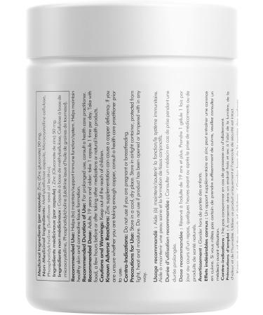 Codeage Zinc 50mg - Zinc Gluconate Supplement Mineral - 3-Month Supply - Immune Function and Skin Support - 1 Capsule Daily - Phospholipids - Vegan Non-GMO Gluten-Free - 100 Capsules - Buy Online on GoSupps.com