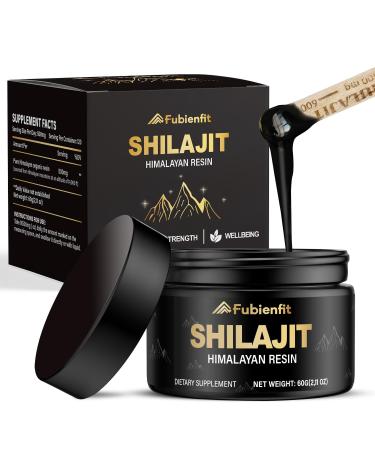 Pure Himalayan Shilajit Resin - Pure Shilajit for Men and Women, Organic ashwagandha Supplement with 85+ Minerals & Fulvic Acid, High Potency Energy Supplements & Immune Support,Gut Health,60 Grams 2.11 Fl Oz (Pack of 1) Sh