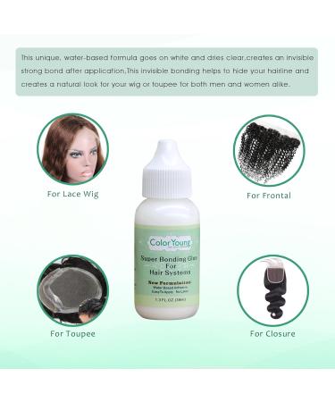Wig Glue for Lace Front Wigs - Waterproof Invisible Bonding Glue 1.3oz | International Shipping - Buy Online on GoSupps.com