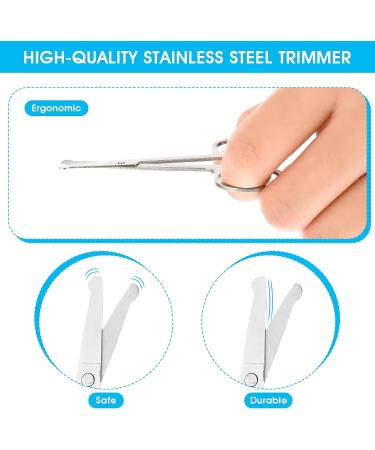 Hair Scissors 1 PC Nose Trimmer Eyebrow Grooming Mustache Beard Cut Brow Clippers Trimming Mini Tiny Tweezer Eye Curved Manicure Cutting Facial Lash Eyelash Women Men Beauty - Buy Online on GoSupps.com