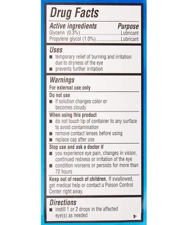 Bausch & Lomb Eye Drops for Dry Eyes & Redness Relief - 0.5 Fl Oz (Pack of 3) - Buy Online on GoSupps.com