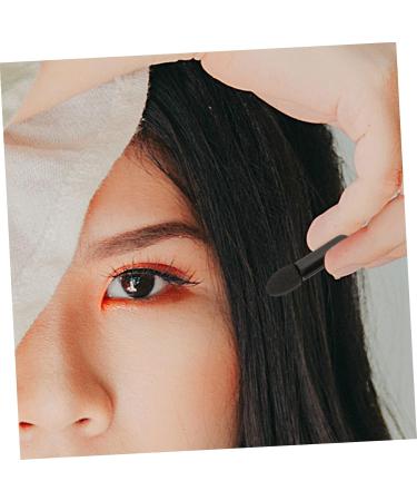 FOMIYES 300 Pcs Mini Eyeshadow Swab Eye Makeup Lipstick Brush Applicator Lip Balm Milky Cotton - Buy Online on GoSupps.com