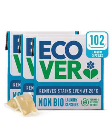 Ecover Non-Bio Laundry Capsules x102 Almond & Rescued Apricot