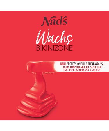 Nads Brazilian Wax Set - Coarse Hair Removal Wax for Bikini & Armpits | No Strips Needed | International Shipping - Buy Online on GoSupps.com