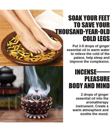 Belly Drainage Ginger Oil - Lymphatic & Slimming Massage Oil - Natural Anti-Aging Essential Oil (3PCs) - Buy Online on GoSupps.com