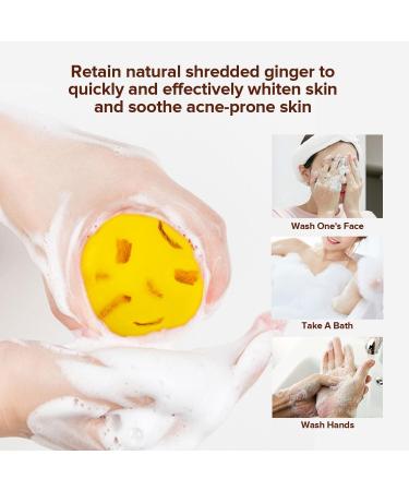 Natural Turmeric Soap Bar for Face & Body | Radiant Skin & Acne Relief - Handmade Moisturizing All Skin Types - Buy Online on GoSupps.com