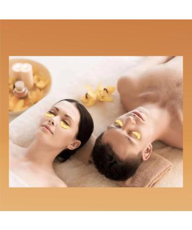 Premium 24k Gold Eye Treatment Masks - 90 Pairs | Reduce Under Eye Bags Puffy Eyes & Dark Circles | Anti-Wrinkle & Hydrating - Pink Color - Buy Online on GoSupps.com