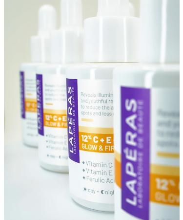 Lap ras 12% Vitamin C E Ferulic Acid Glow and Firm Face Serum Anti Dark Spot Smoothing and Brightening Moisturizing 30 ml - Buy Online on GoSupps.com