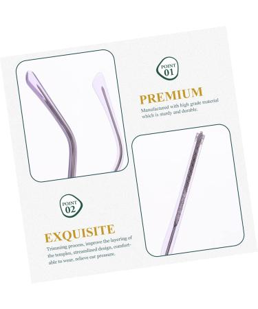 Ultechnovo Glasses Replacement Sunglasses Legs - Pink Metal Kit - 2 Pairs 13.8x0.36cm | Durable Temple Frames for Eyeglasses - Buy Online on GoSupps.com