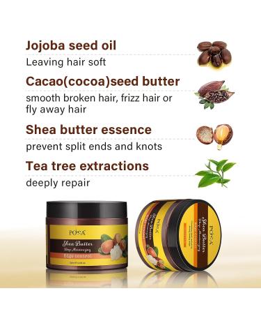 NUSPA Instant Control Edge Control Hair Wax - 48 Hour Natural Tea Tree Oil Edge Tamer & Moisturizing Shine Gel - 4.1 OZ - Buy Online on GoSupps.com