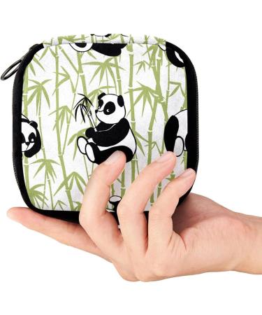 GIAPB Period Bag Sanitary Napkin Storage Bag Pad Holder for Period Makeup Pouch Cartoon Animal Panda Color4597 - Buy Online on GoSupps.com