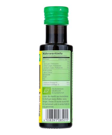 Seitenbacher Organic Hemp Oil - First Pressing Cold Pressed Native (100ml) | Buy Internationally - Buy Online on GoSupps.com