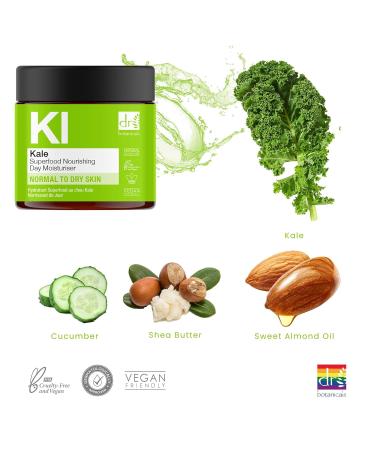 Dr Botanicals Kale Superfood Nourishing Day Moisturiser 60ml | Apothecary Collection | International Shipping - Buy Online on GoSupps.com