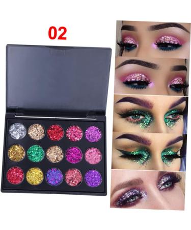 FRCOLOR 15 Matte Eyeshadow Eye Shadow Palettes Makeup Palette Eyeshadow Palette Diamond Sequins - Buy Online on GoSupps.com