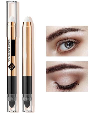 2 Pcs Shadow Pencil Pen 2 in 1 Eyeshadow Stick for Party Datings | Eyeshadow Pencil Crayon for Party Dating Or Some Fancy Occasions Highgloss White Fovolat 2 Pcs 01#high Light White - Buy Online on GoSupps.com