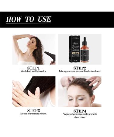 4PCS Allurium Hair Growth Serum for Black Women - Fast Natural Hair Growth & Repair | Anti Hair Loss Treatment - Buy Online on GoSupps.com