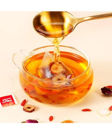 Rose Ginseng Tea Bags 10gX30 Tea Bags 300g Red Dates Goji Berries Longan Combination Of Floral Tea - Buy Online on GoSupps.com