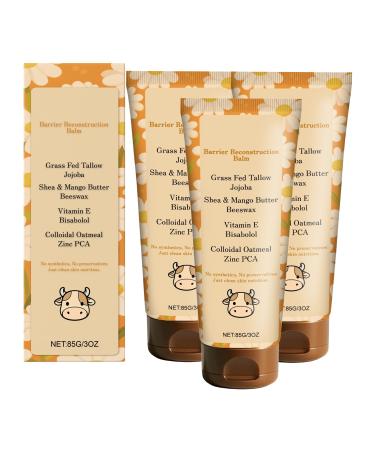 Yoelau Colloidal Oatmeal Tallow Radiance Balm - Deeply nourishes to support the natural skin barrier 3 oz. Tallow Reconstructive Balm to soothe and regenerate dry skin (3)