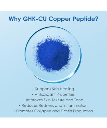 99% GHK-CU Copper Peptide Powder - Anti-Aging Cosmetic Grade for DIY Skincare (1G) - International Shipping Available - Buy Online on GoSupps.com