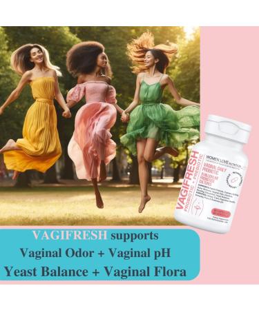 VAGIFRESH Vaginal Probiotics - pH Balance & Prebiotics for Women's Health | 30 Count - Buy Online on GoSupps.com